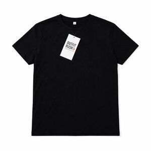 Reoria Black Basic T-Shirt | Women’s Classic Crew Neck Tee